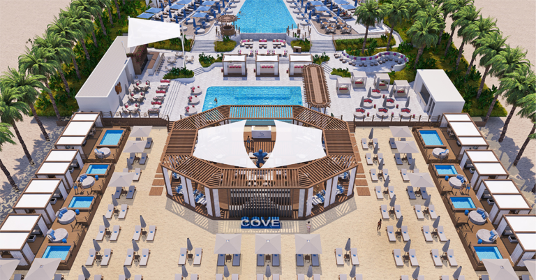 CoveBeach Dubai has returned after a brief absence due to relocation, and is now located at Jumeirah Beach Residence JBR.